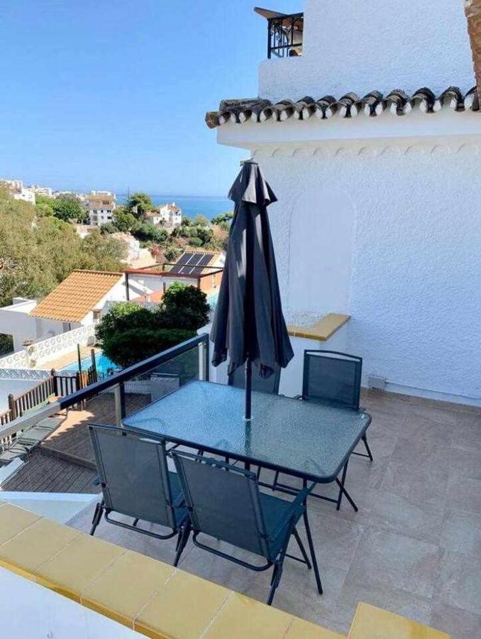 Apartamento 2 En Chalet Con Vista Abierta Al Mar Малага Екстериор снимка