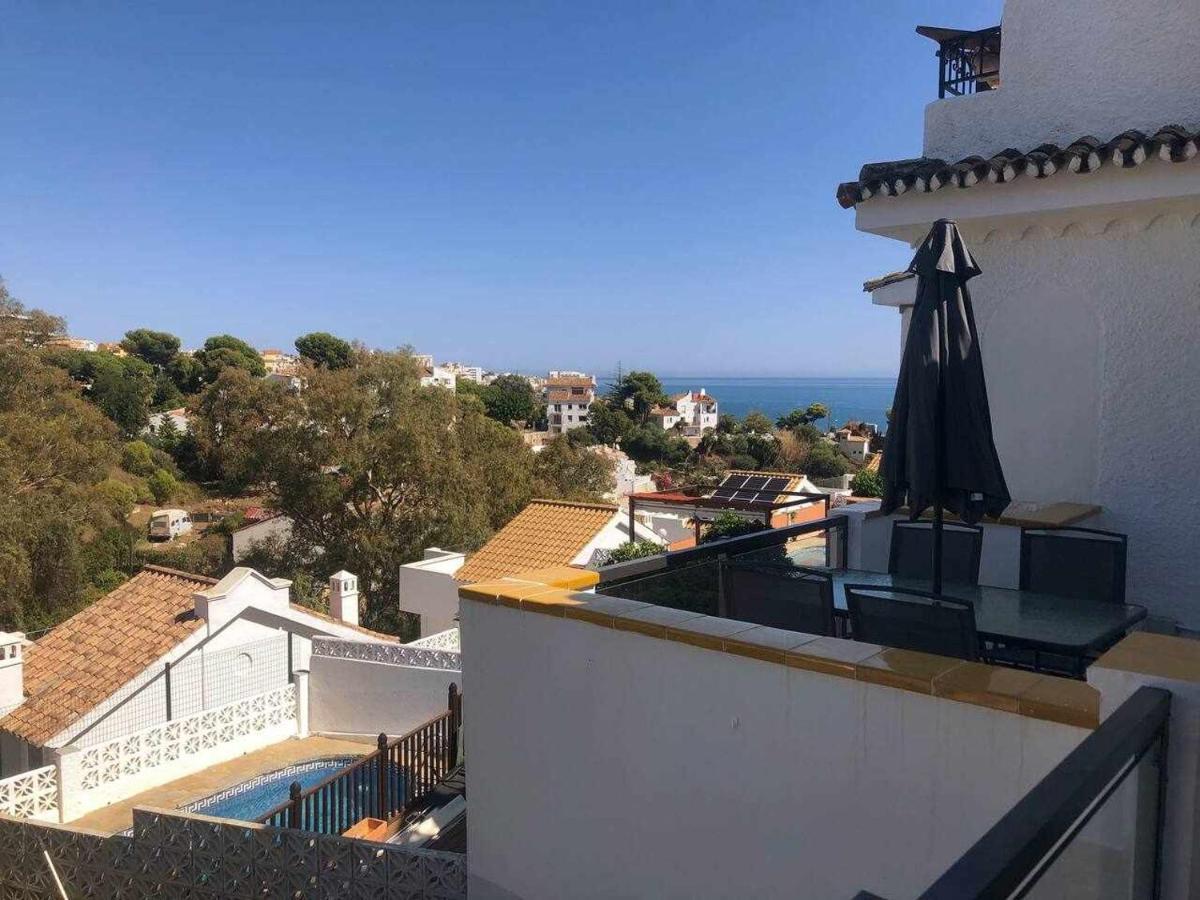 Apartamento 2 En Chalet Con Vista Abierta Al Mar Малага Екстериор снимка